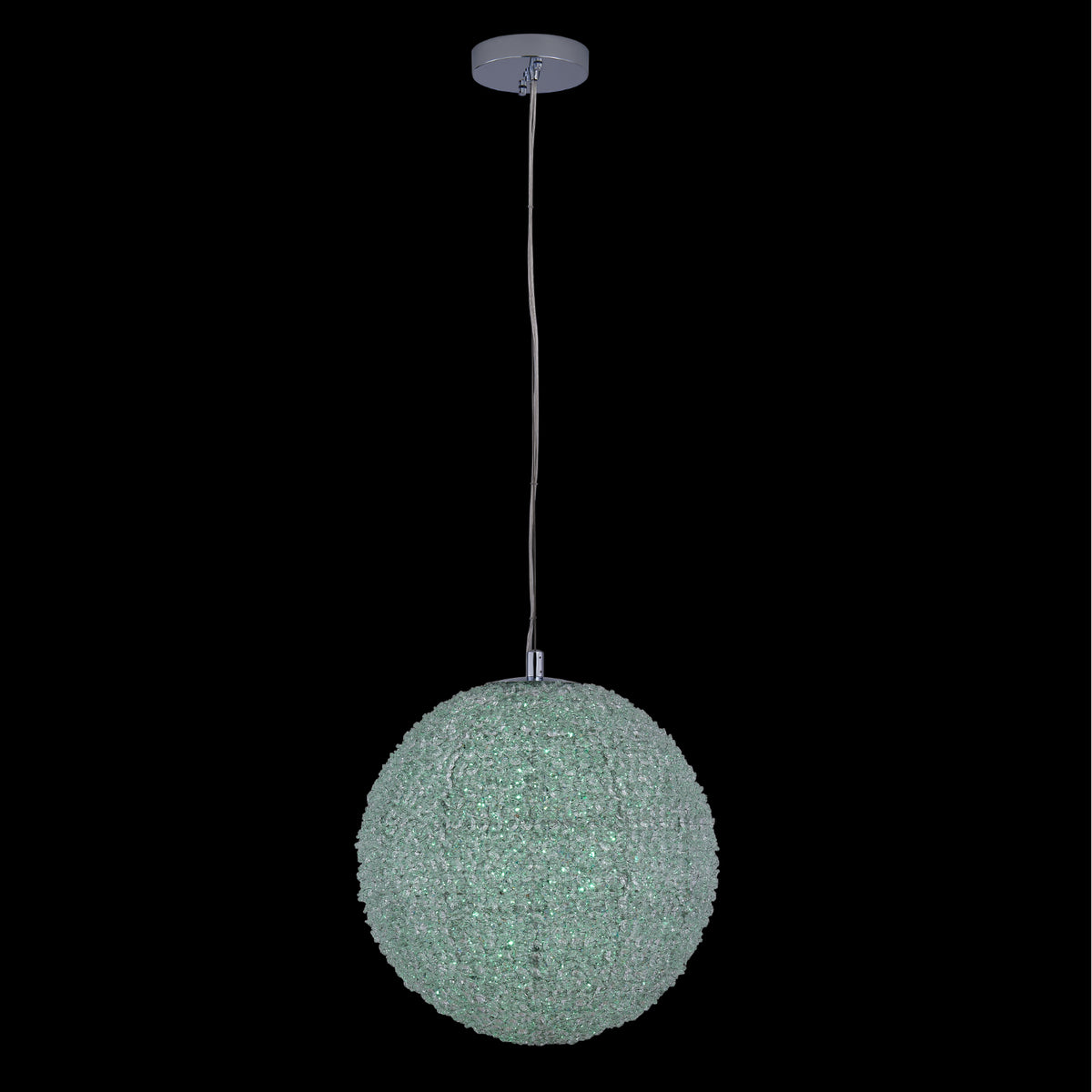 10'' Lina Colorata 1 Light Chrome Pendant