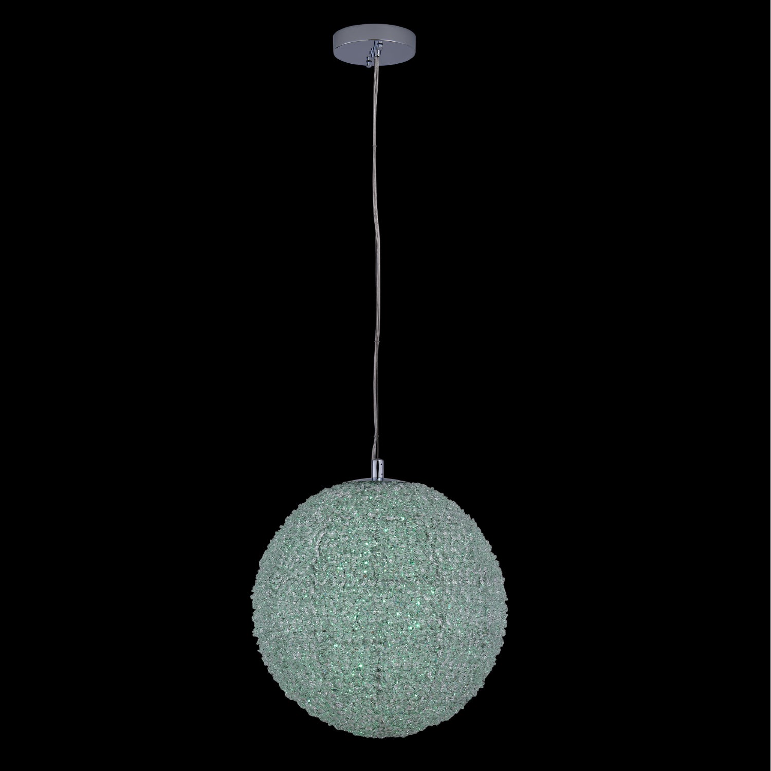 10'' Lina Colorata 1 Light Chrome Pendant