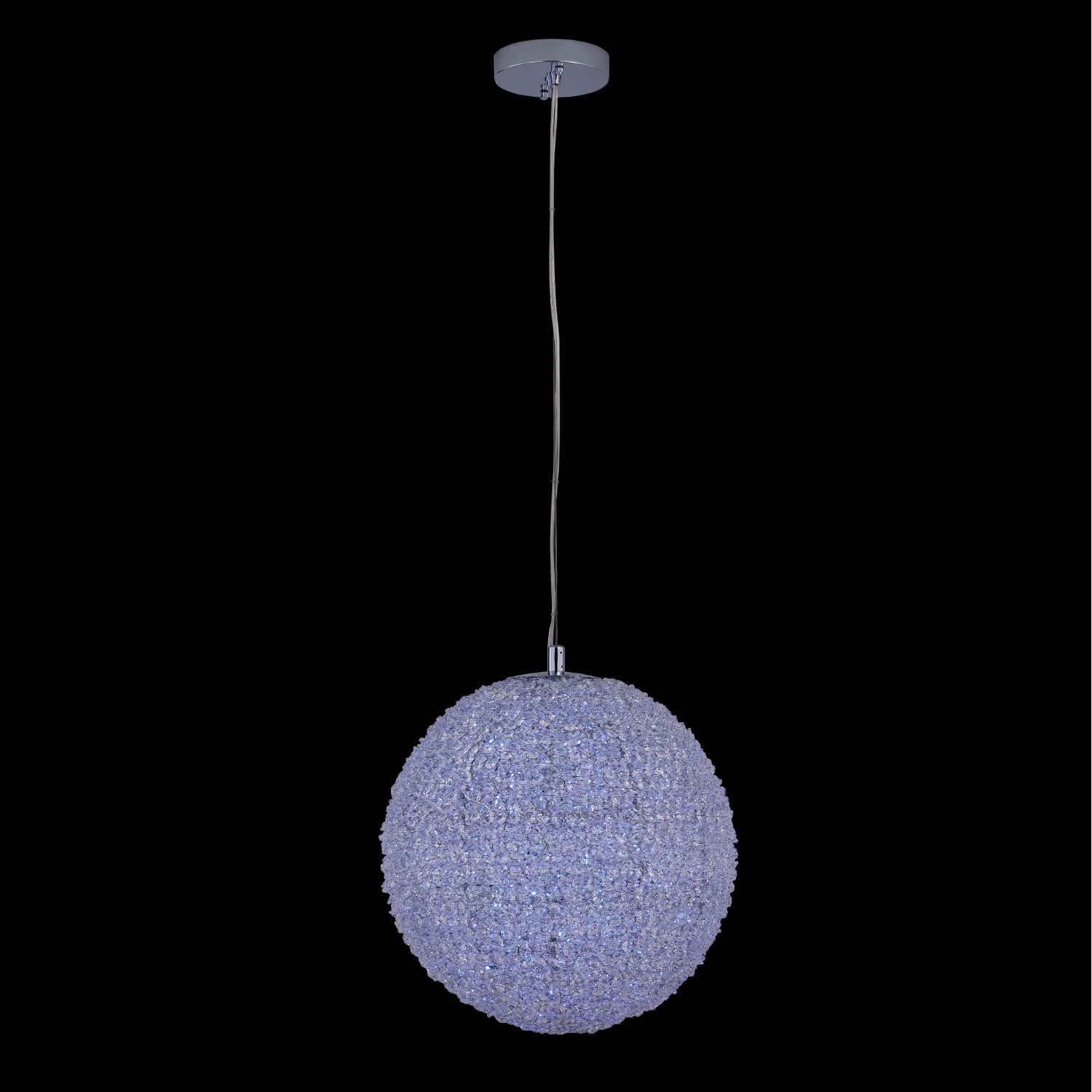10'' Lina Colorata 1 Light Chrome Pendant