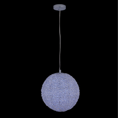 10'' Lina Colorata 1 Light Chrome Pendant