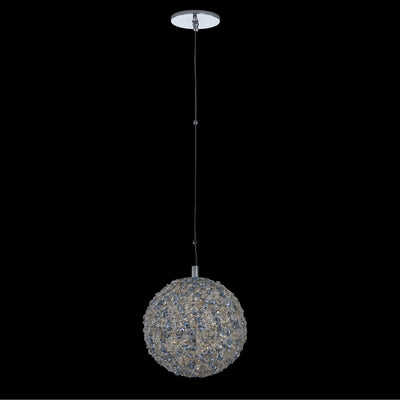 10'' Lina Colorata 1 Light Chrome Pendant