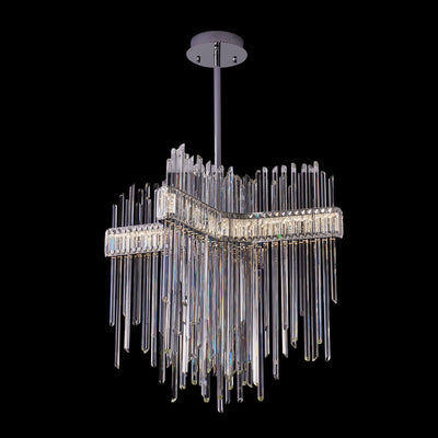 42'' Piovere 1 Light Chrome Chandelier
