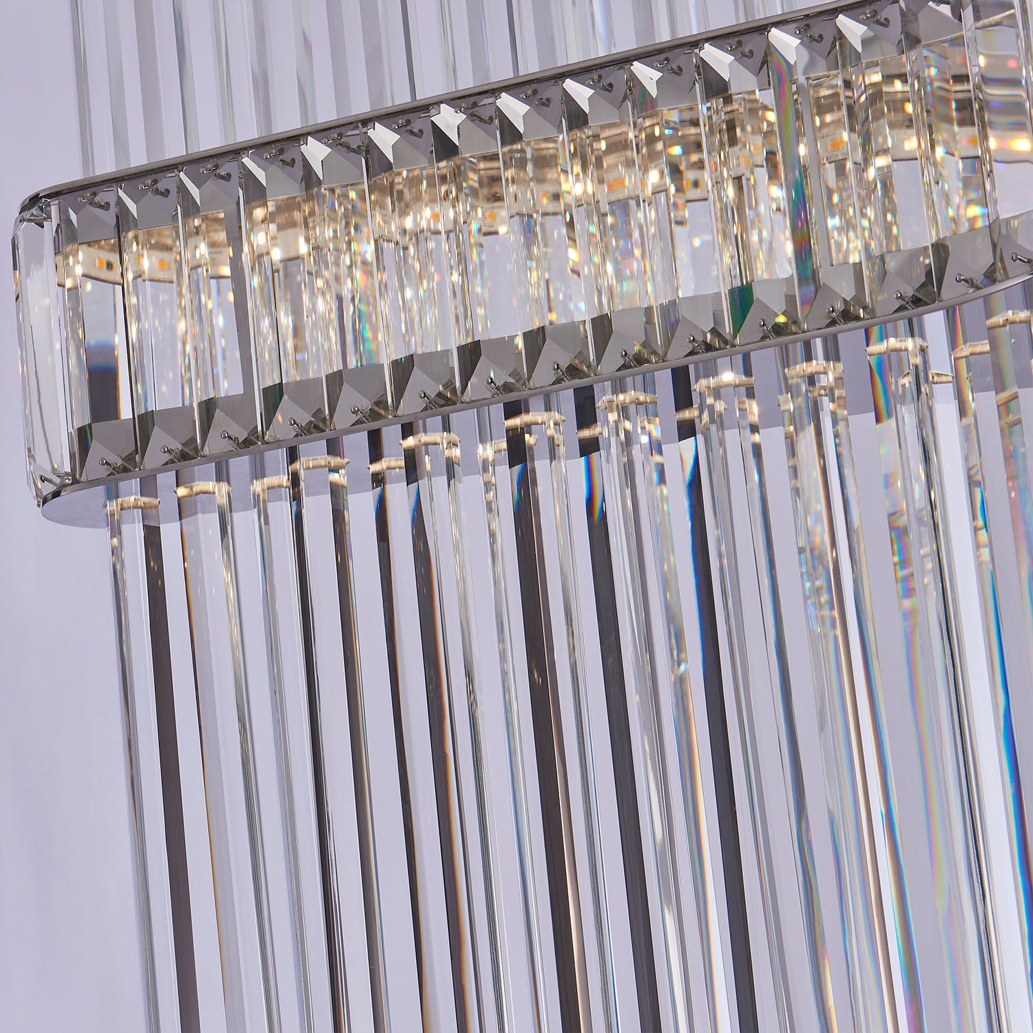 42'' Piovere 1 Light Chrome Chandelier