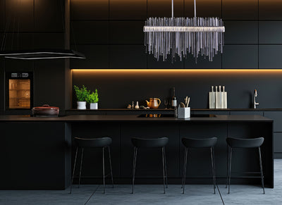 42'' Piovere 1 Light Chrome Linear Pendant