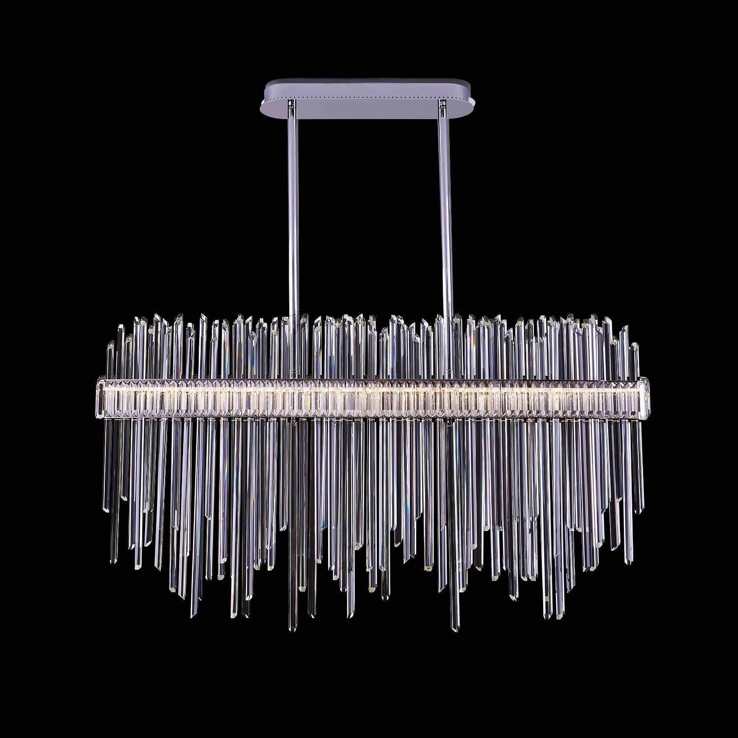 42'' Piovere 1 Light Chrome Linear Pendant