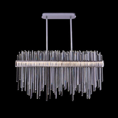 42'' Piovere 1 Light Chrome Linear Pendant