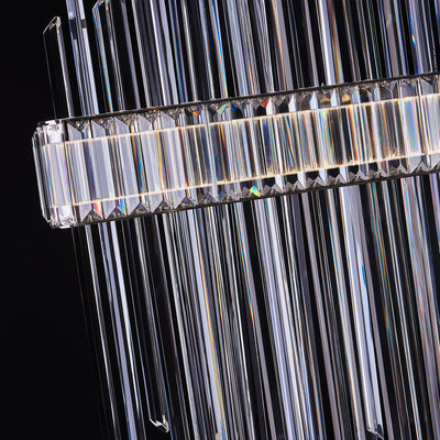 42'' Piovere 1 Light Chrome Linear Pendant