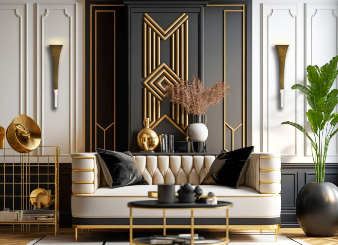 9'' Roman 1 Light True Brass Wall Sconce