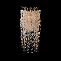 12'' Fuji 3 Light True Brass Wall Sconce