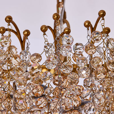70'' Fuji 36 Light True Brass Chandelier