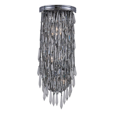 8'' Frangia 3 Light Chrome Wall Sconce