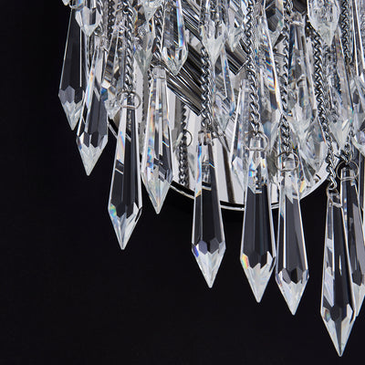 8'' Frangia 3 Light Chrome Wall Sconce
