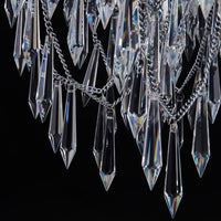 41'' Frangia 12 Light Chrome Chandelier