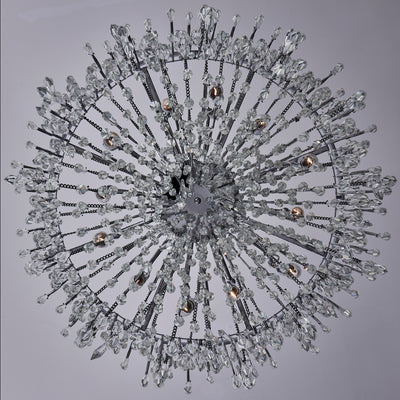 41'' Frangia 12 Light Chrome Chandelier