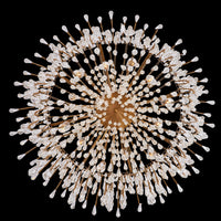 41'' Frangia 12 Light Brushed Champagne Gold Chandelier