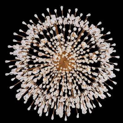 41'' Frangia 12 Light Brushed Champagne Gold Chandelier