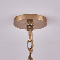 41'' Frangia 12 Light Brushed Champagne Gold Chandelier