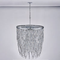 50'' Frangia 18 Light Chrome Chandelier