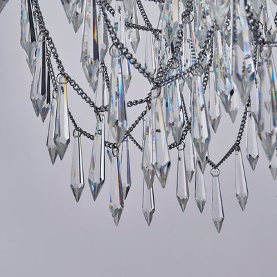 50'' Frangia 18 Light Chrome Chandelier