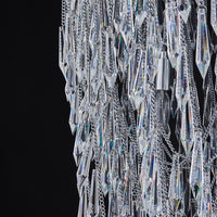 50'' Frangia 18 Light Chrome Chandelier