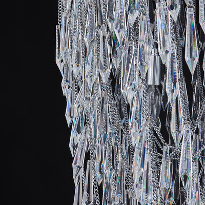50'' Frangia 18 Light Chrome Chandelier