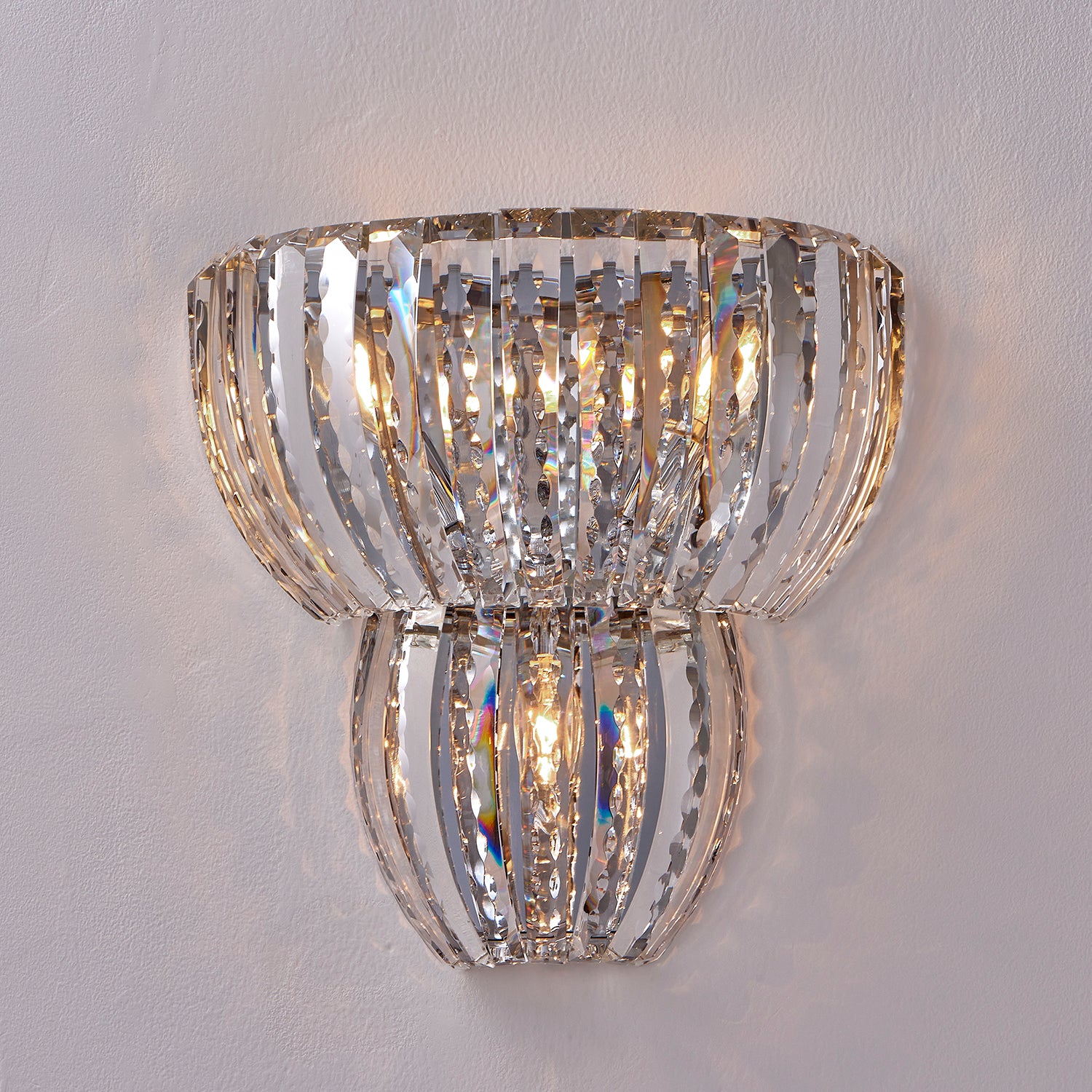 15'' Fontana 3 Light Chrome Wall Sconce