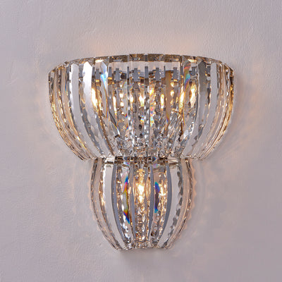 15'' Fontana 3 Light Chrome Wall Sconce