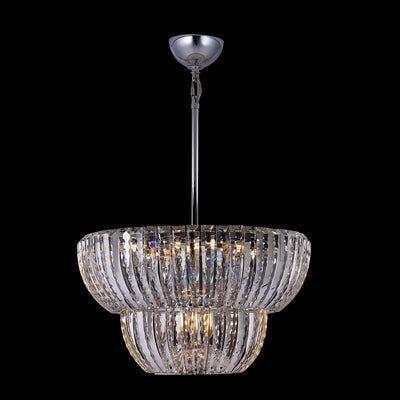 25'' Fontana 9 Light Chrome Pendant