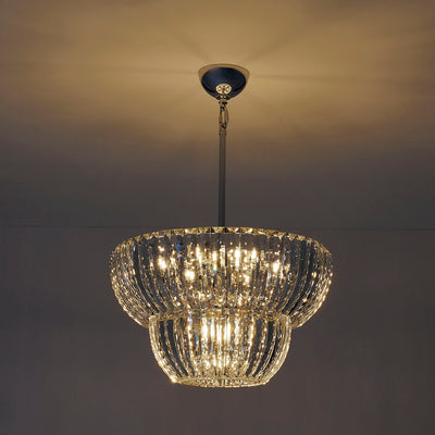 25'' Fontana 9 Light Chrome Pendant