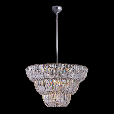 30.5'' Fontana 15 Light Chrome Chandelier