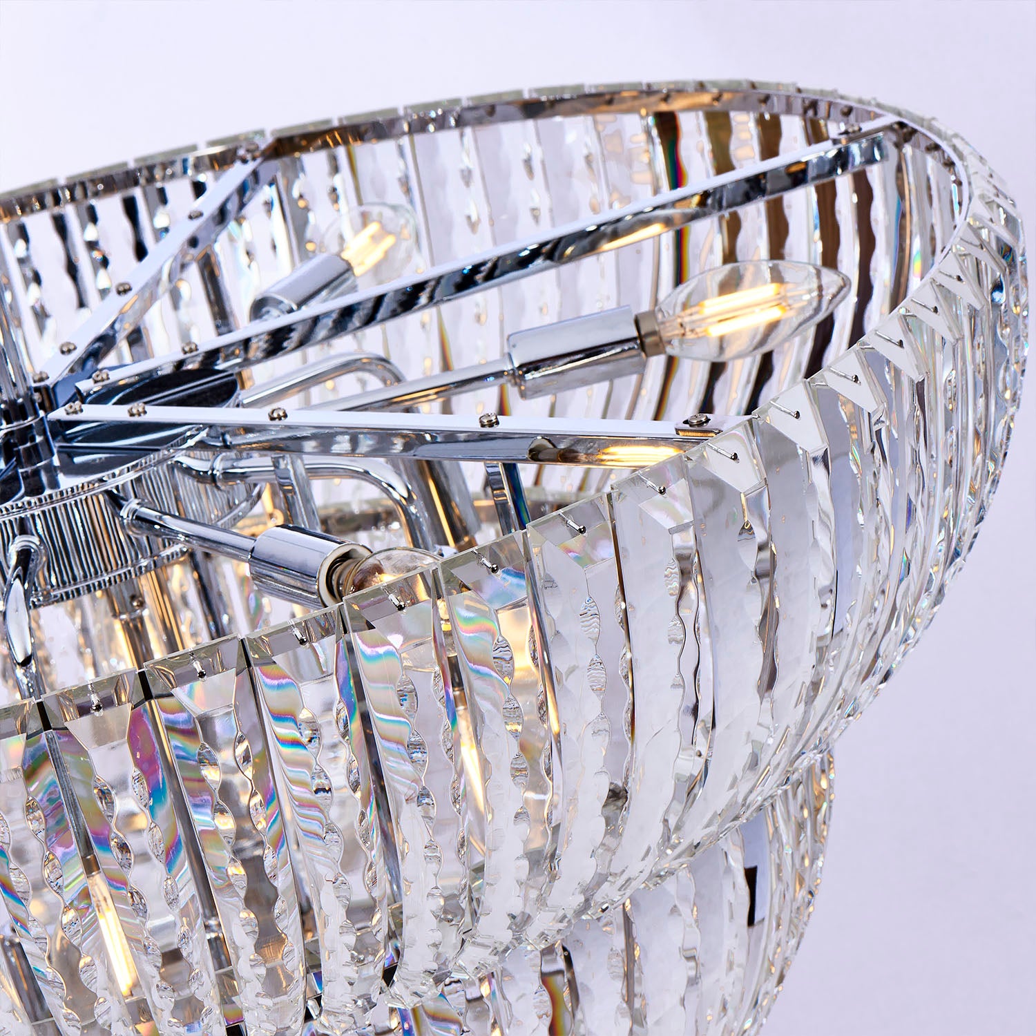 30.5'' Fontana 15 Light Chrome Chandelier