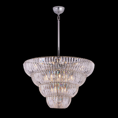 37'' Fontana 30 Light Chrome Chandelier