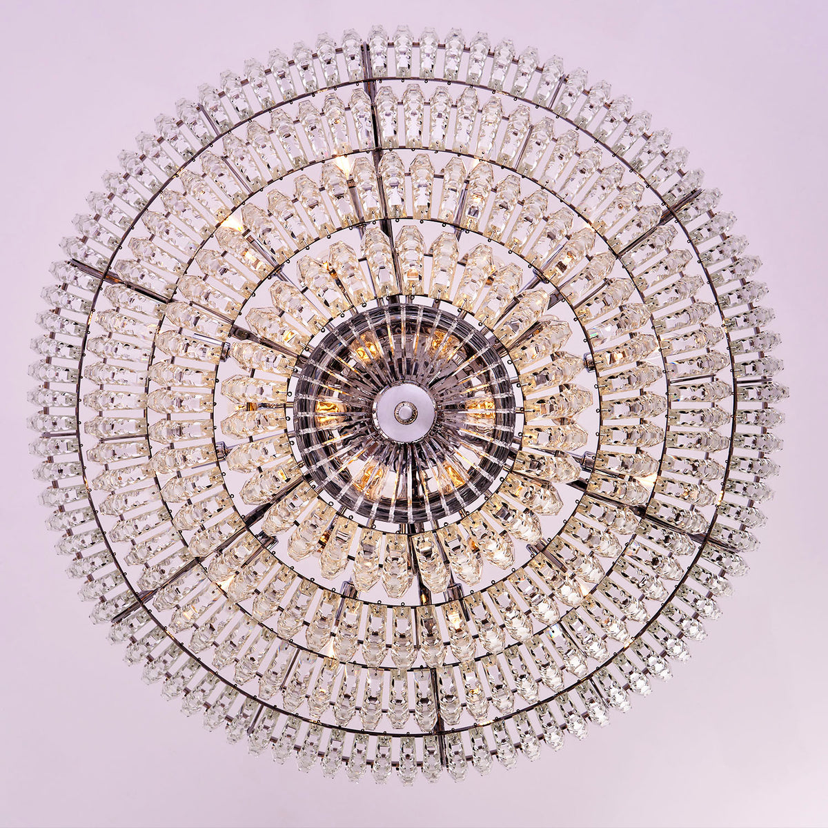 37'' Fontana 30 Light Chrome Chandelier