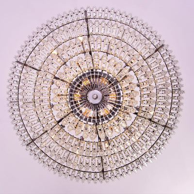 37'' Fontana 30 Light Chrome Chandelier