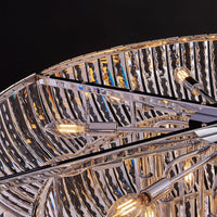 37'' Fontana 30 Light Chrome Chandelier