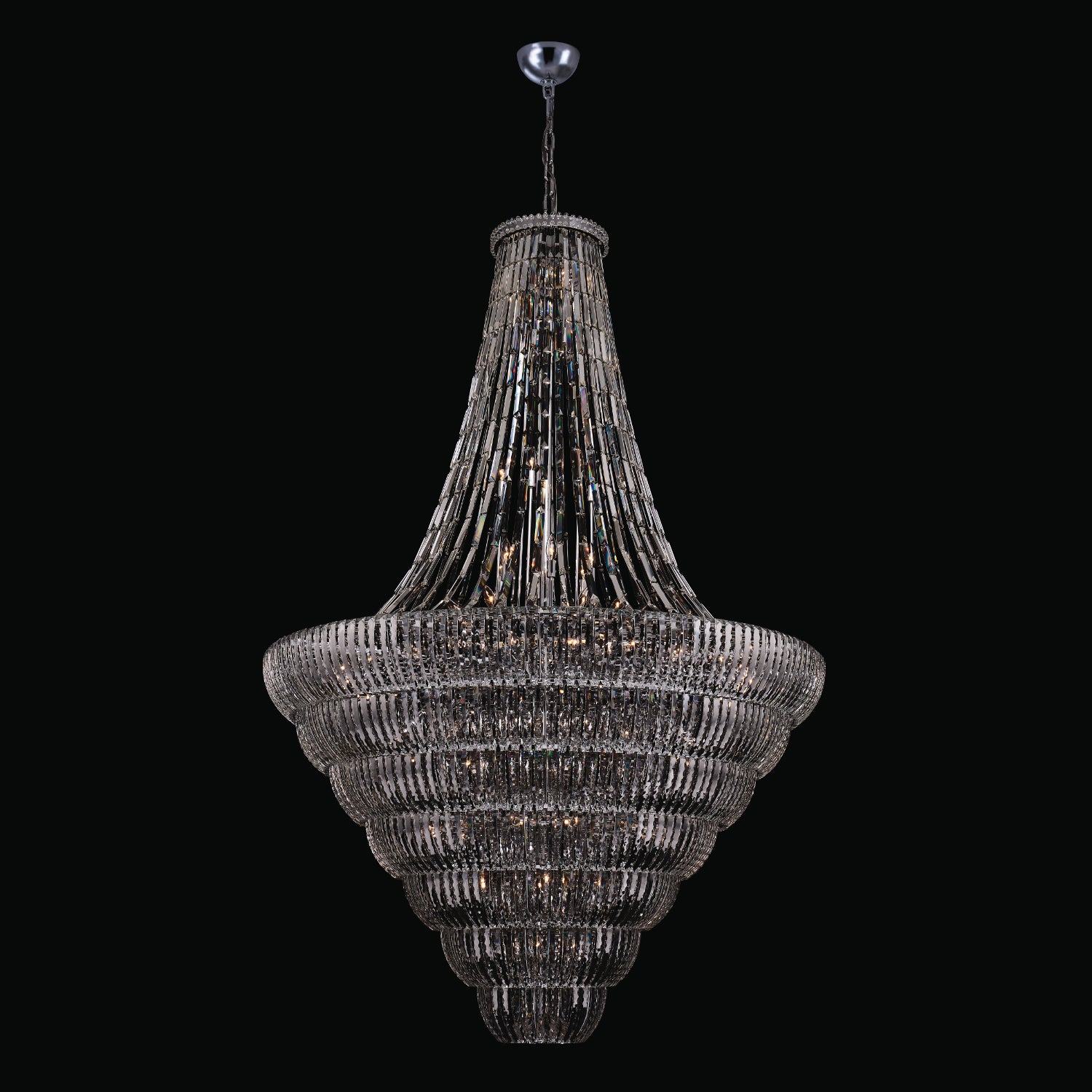 94'' Fontana 87 Light Chrome Chandelier