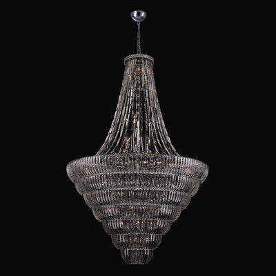 94'' Fontana 87 Light Chrome Chandelier