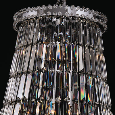 94'' Fontana 87 Light Chrome Chandelier