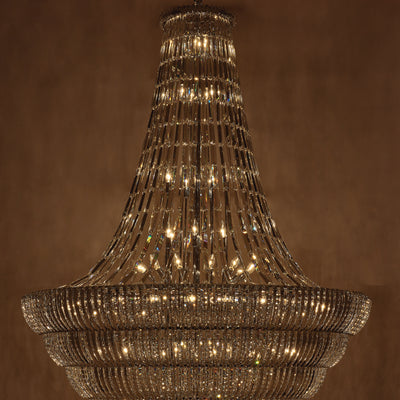 94'' Fontana 87 Light Chrome Chandelier