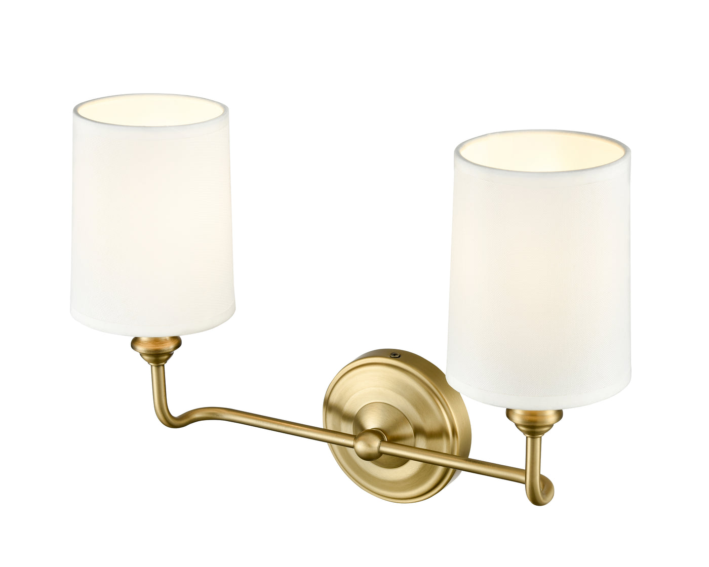 15.25'' Leena Vintage Brass 2 Light Bath Vanity