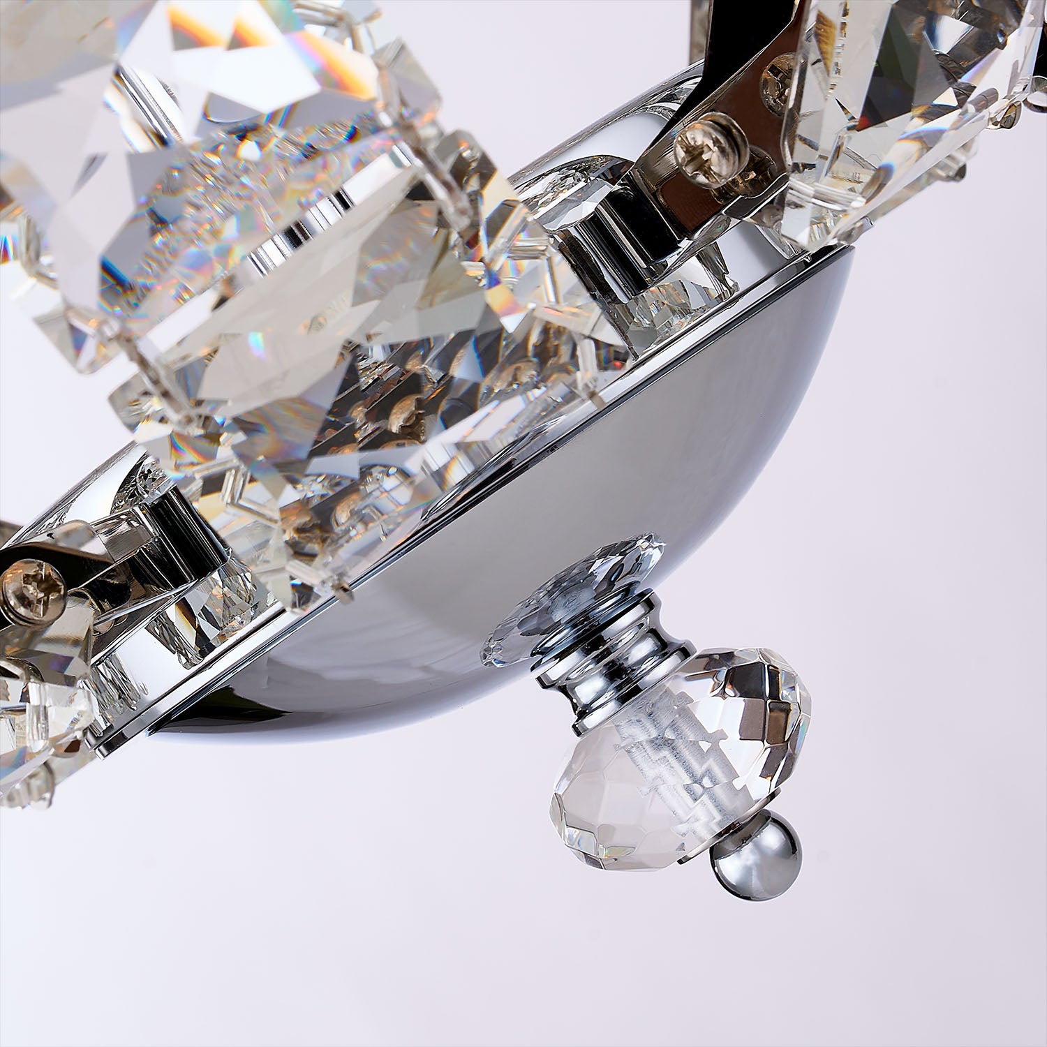 37'' Scudo 20 Light Chrome Chandelier
