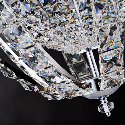 37'' Scudo 20 Light Chrome Chandelier
