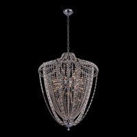 51'' Scudo 35 Light Chrome Chandelier