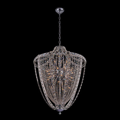 51'' Scudo 35 Light Chrome Chandelier