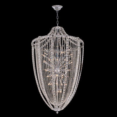 99'' Scudo 72 Light Chrome Chandelier