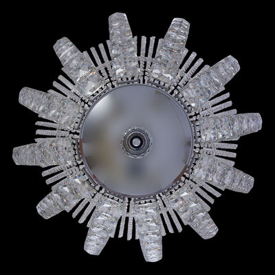 99'' Scudo 72 Light Chrome Chandelier