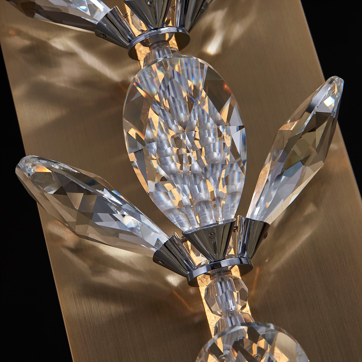 6'' Petalo 1 Light Winter Brass Wall Sconce