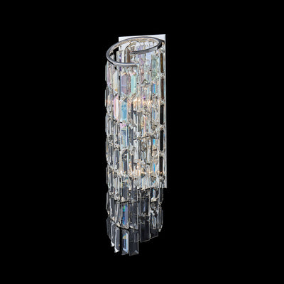 5.5'' Vortice 2 Light Silver Wall Sconce