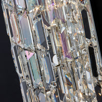 5.5'' Vortice 2 Light Silver Wall Sconce