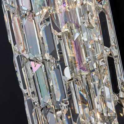 5.5'' Vortice 2 Light Silver Wall Sconce